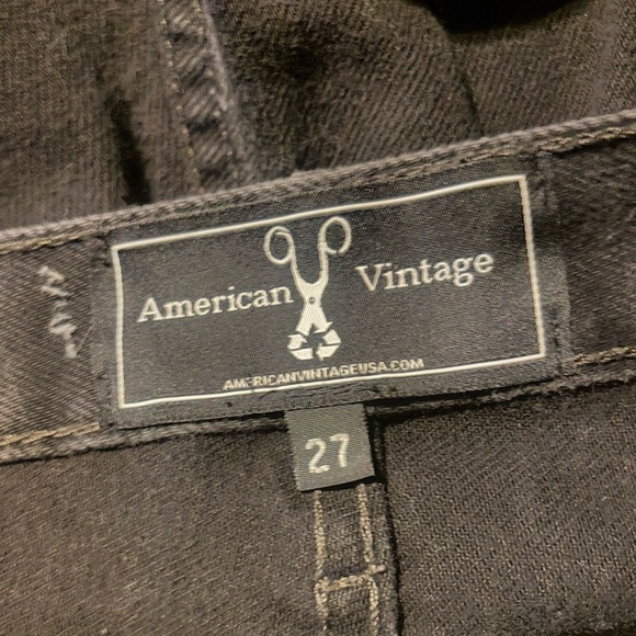 Levi’s *american vintage redone* studded black shorts size 27 - Picture 4 of 5